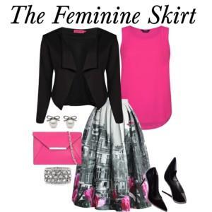 7. A Feminine Skirt I love skirts and dresses and I believe that every woman should have at least 2 in her wardrobe. The feminine skirt is perfect.