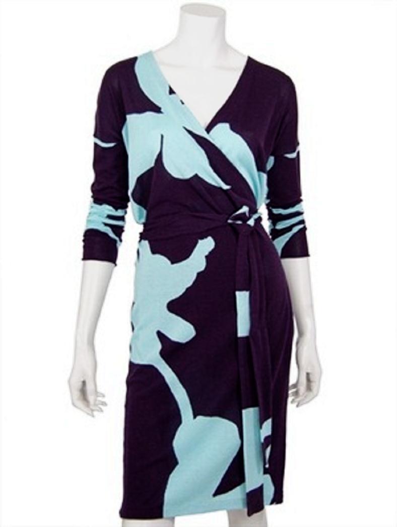 Diane von Furstenberg Kinaya Knit Wrap Dress www.shopbop.
