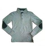 polyestercotton, or 60:40 cotton-polyester fleece or polar fleece; 230 to 350gsm; 2-button placket; striped; printed text; for 2 to 16 years old; embroidery, flocking, stamping