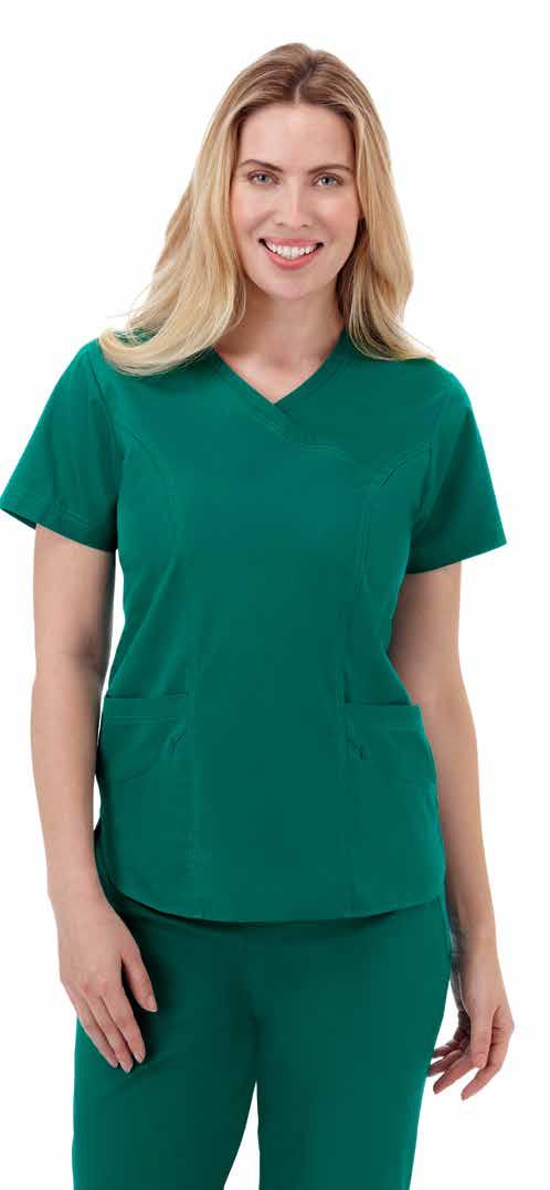 14371 Signature smiley pocket and hidden cell pocket 14371 Fabric: 65/35 Poly-Cotton Poplin with Soil Release Length: 26" Pockets: