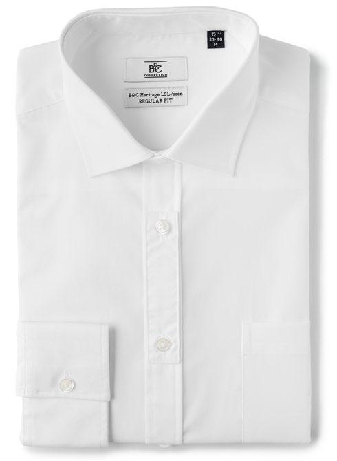 B&C Heritage, the boardroom s player B&C Heritage line Business comfort Poplin is the most-used woven fabric for shirts.