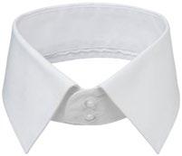 06). -button cut-away collar It adds a dressier touch to a suit. It looks great with a button or two undone under a sharp blazer.