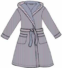 bathrobe Size: 128, 140, 152, 164,
