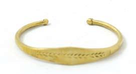 com Leaves Bronze Bracelet Made in Mali. J-B424 $3.