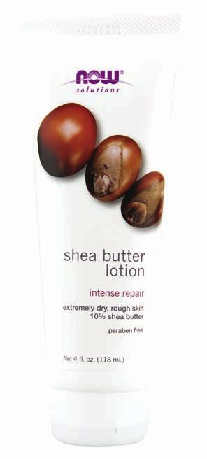 Shea utter Lotion is naturally formulated with 10% Shea utter to provide a rich, nourishing coat of moisture to the skin. llantoin and Vitamin E work to soothe irritated skin.