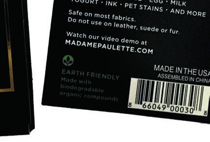 or even your personal business card Madame Paulette welcomes the opportunity to give you the most comprehensive and easy to use Professional Stain Removal Kit.