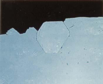 placement of this crystal was easily accomplished with only light pressure (figure 31, left).