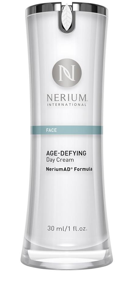 AGE-DEFYING DAY CREAM NeriumAD Formula 4 What is it? A clinically tested, age-fighting Day Cream powered by our exclusive, patented NAE-8 extract.