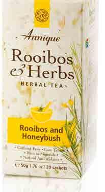 R39each R16 VALUE R55 ONLY R55 AE/08367/18 24 FLU OLIVE LEAF TEA 50g Rooibos tea and olive leaves are combined to