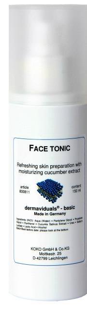 Face Tonic Contains cucumber