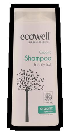 SHAMPOO FOR OILY HAIR Ecowell Oily Hair Shampoo is formulated with organic essential oils and extracts instead of harsh preservatives and hair stripping ingredients.