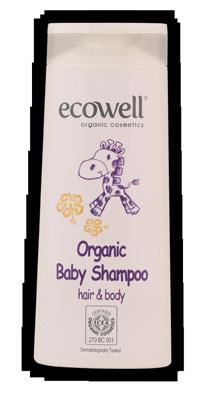 ORGANIC BABY SHAMPOO Ecowell Baby Shampoo protects your baby s delicate skin and hair. Organic ingredient myrtle hydrate is a strong antioxidant.