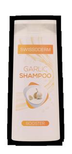 GARLIC SHAMPOO The natural Garlic Extract in the formula is rich in Zinc, Calcium and Beta Carotene.