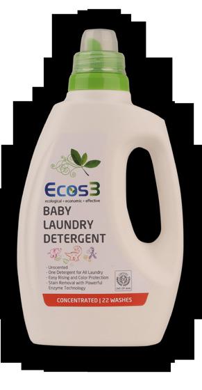 Gently cleans baby s laundry by neutralizing cleaner and detergent residues. It extends the laundry s life and doesn t wear out the sensitive fabric. Reduces creases by softening fabric.