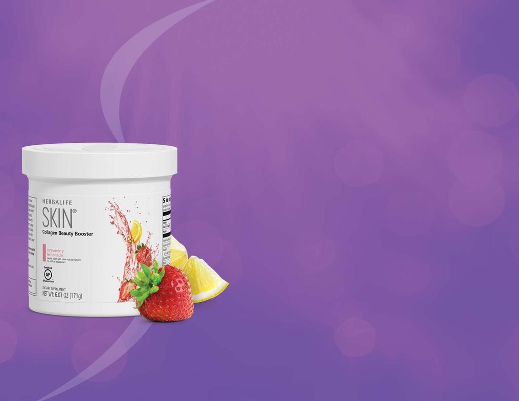 Collagen Beauty Booster Nourish your skin from within BEFORE AFTER* Images of fruits, vegetables