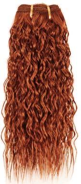 WHITNEY WHITNEY LONG Weft with a creative mix or loose and tight spiral curls.