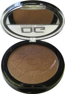 DUO BLUSHER A pretty coppery-gold, loose powder blush with