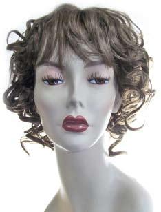Chic Collection Wig Name: JFM-5008L Size: Medium Style: Curls Natural-looking curly wig that is tousled for woman preferring a