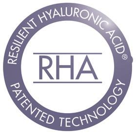 RHA - Crosslinked Hyaluronic Acid TEOXANE Laboratories proprietary.