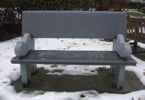 The introduction of a range of granite seats and benches