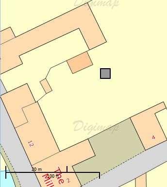 Test Pit 16 (NAY/14/16) Test pit 16 was excavated in the enclosed rear garden of a Grade II listed 18 th century red brick house fronting the main road and along the river in the centre of the