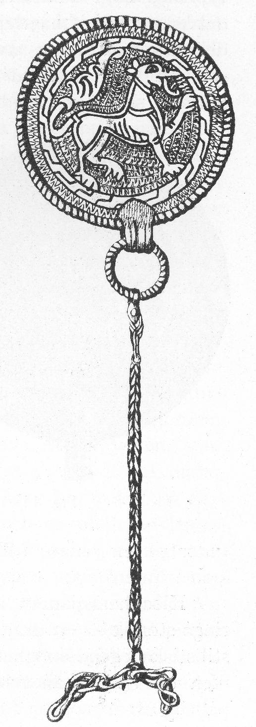 164 Nanouschka Myrberg Fig. 2: Pendant brooch found in 1739, in a hoard of more than 4,000 coins, discovered while digging a ditch (Sweden, Västergötland, Kockhem; SHM inventory number 102).