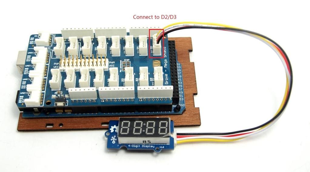 Restart the Arduino IDE, open one demo code you like, for example ClockDisplay directly by the