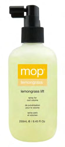 !!! lemongrass lift for root volume & styling protection Voluptuous and radiant hair is achievable with botanical extracts of Lemongrass, Ginkgo Biloba and Hydrolyzed Wheat Protein.
