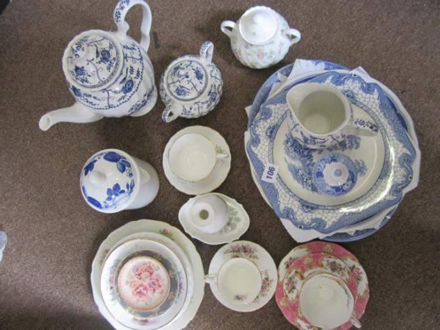 Quantity of assorted tea and dinnerware inc.