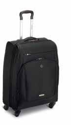 1 2 3 4 1 SUITCASE Black nylon. Solana Upright wheels. Laptop compartment for laptops up to around 43.9 cm (17.3 inches). Separate compartment for clothing. Combination lock with TSA function.