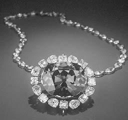 One of the most famous diamonds, the Hope diamond, is not the largest, but it is an intense sky-blue color.