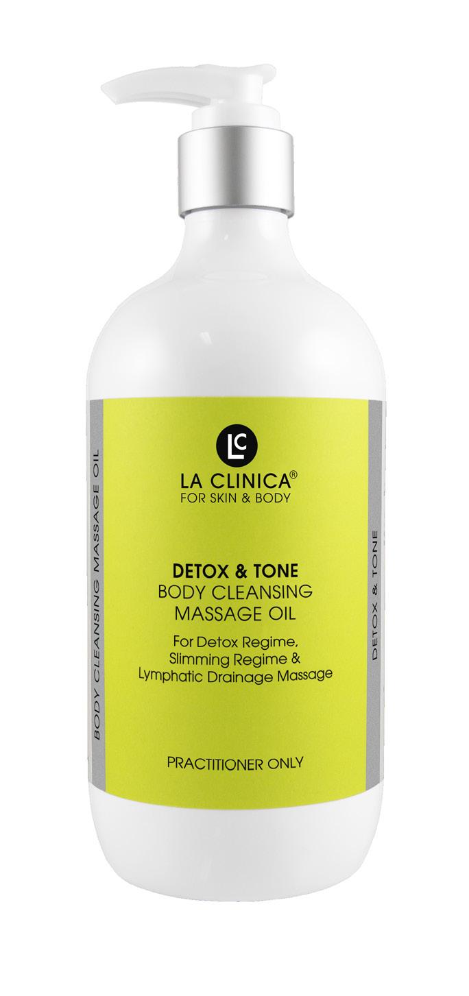 DETOX & TONE DETOX & TONE FOR BODY UNBALANCED / COMBINATION SKIN PRACTITIONER ONLY BODY CLEANSING MASSAGE OIL PRACTITIONER Massage is a therapeutic treatment that stimulates and assists the lymphatic