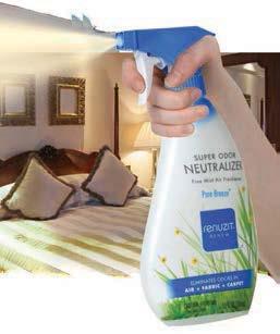RENUZIT AIR FRESHENERS AND DEODORIZERS Odor neutralizer with 3 uses: 1. Air 2. Fabric 3.