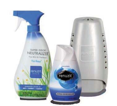 Super Odor Neutralizer contains reactive fragrance ingredients that permanently bind the odor
