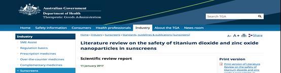 Nanoparticles Newer sunscreens have been developed in the last couple of years that contain nanoparticles: nanosized zinc oxide or titanium dioxide particles that do not form a visible physical