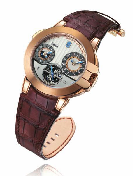 Harry Winston s Lavish Fare brandwatch Harry Winston s Lavish Fare The new sporty limited edition timepiece by Harry Winston, the Ocean GMT Traveler, promises to whet the appetite of a global