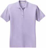 *Silk Touch Sport Shirt Lightweight pique is soft and supple for a comfortable fit; shrinkage is minimal.