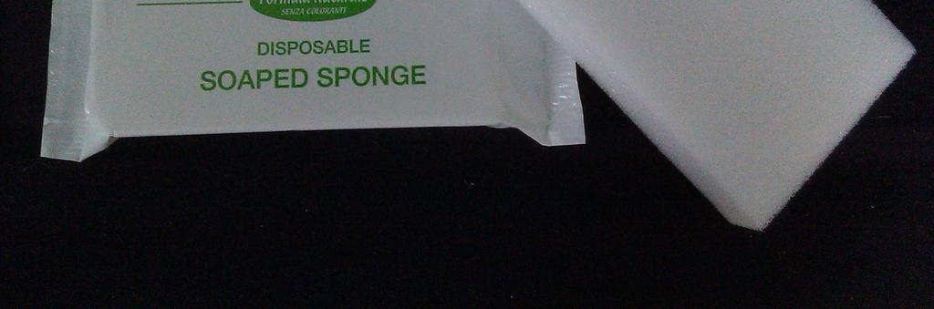Disposable sponges in the dry version allow the nurse to use the desired or the most suitable detergent for each patient.