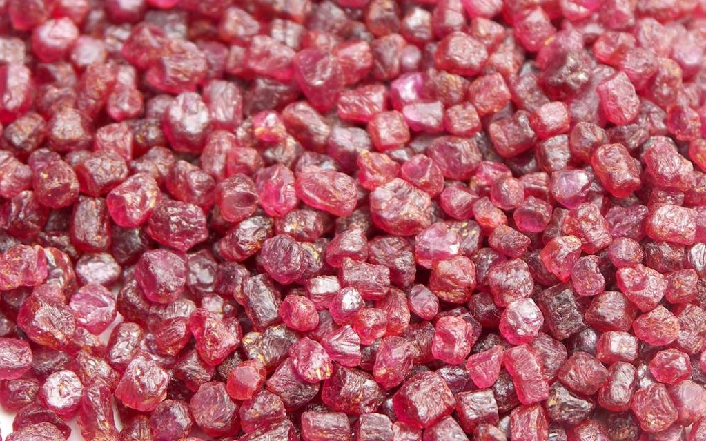 Ruby and sapphire rush near Didy, Madagascar 13 Figure 14: A parcel of small fine quality rubies from Andilamena.