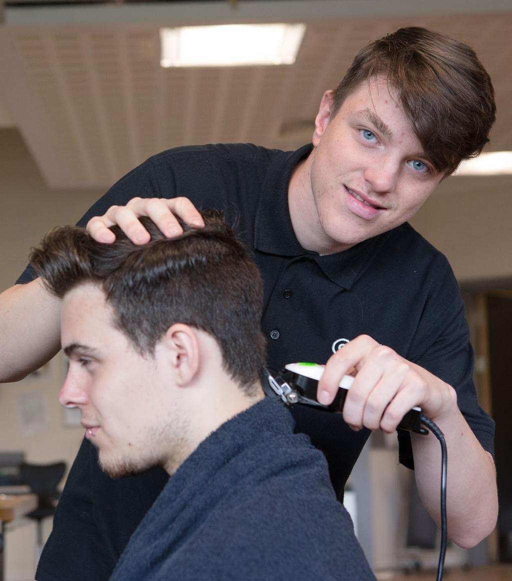 Hairdressing, Barbering & Media Make-up Full-Time Study Programmes for 16-19 Year Olds The hairdressing industry can be fast-paced and glamorous, but it also requires you to work under pressure, be