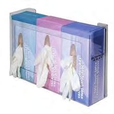 GLOVE BOX DISPENSER - DOUBLE Glove Box Dispenser - Triple Holds three boxes of gloves Two-way