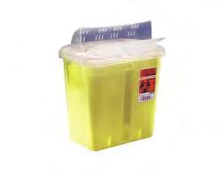SHARPS CONTAINERS SharpSafety Sharps Container Phlebotomy, Yellow 1 Quart (100/CS) DEVO8906