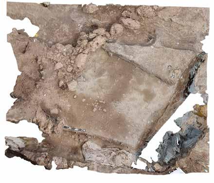 Textured model of Neolithic domestic structure from Taċ-Ċawla, Gozo, with loose stone wall and floor layer. smaller subjects fewer photographs equate to an increase in accuracy.