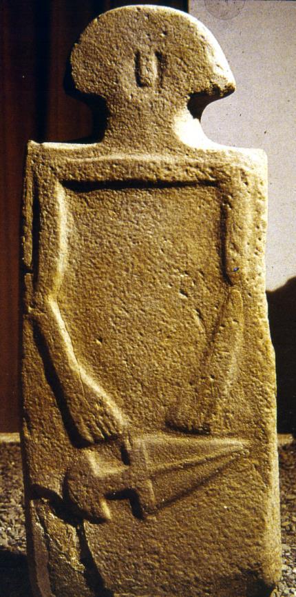 Image: Male statue-stela Location: Lunigiana, Italy Date: