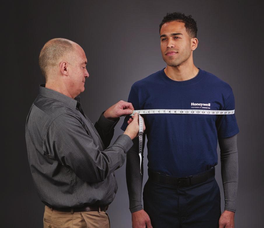 METHOD 1 > COAT > OVERARM Arms should be by their sides. Over-the-arm measurement should be taken at the widest part, similar to the chest measurement.