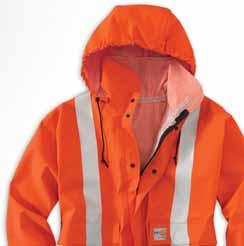 13 FR Rain Jacket 100447 Chemical splash resistant Attached hood and