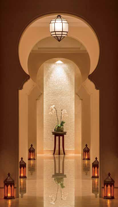 EXPERIENCE EXPERIENCE The Ritz-Carlton Spa, Dubai has infused the traditional raw elements and essences of the ancient lands of the Southern Arabian Peninsula which during the middle-ages was known