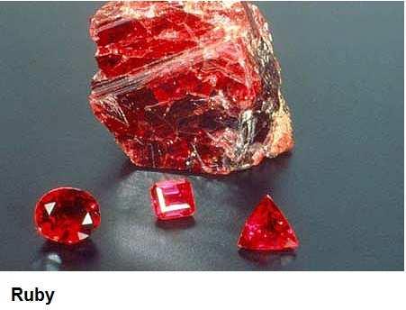 --Ruby Ruby-- Like a perfect red rose, the Ruby's rich color speaks of love and passion.
