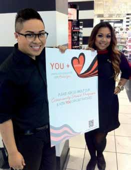 SOLIDARITY UNITED STATES BEAUTY IS INTERNAL AND EXTERNAL AT SEPHORA AS PART OF THE "VALUES INSIDE OUT" PROGRAMME, SEPHORA STORES HAVE TEAMED UP WITH LOCAL NON-PROFIT ORGANISATIONS TO HELP THEM