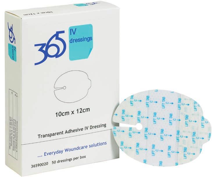 365 IV - Ported Dressings Product Description 365 IV Dressings are sterile, latex free, selfadhesive, ported IV dressings.